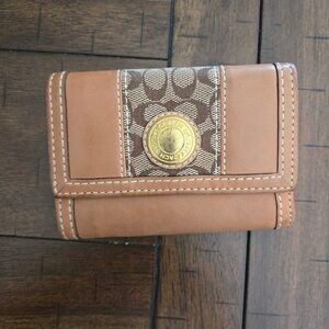 Tan Coach wallet
